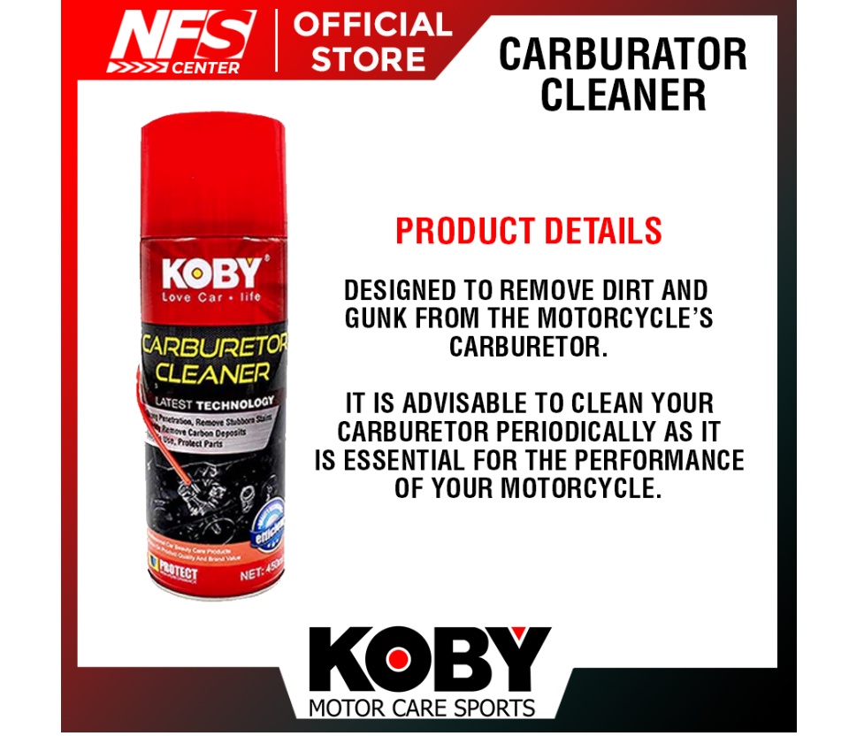 KOBY Carburetor Cleaner  Koby Motor Care Philippines