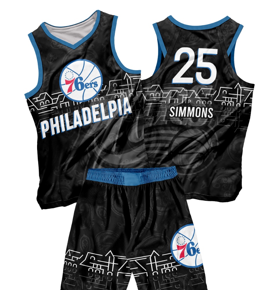 New 2022 BASKETBALL JERSEY 76ers 05 BEN SIMMONS FREE CUSTOMIZE OF NAME AND  NUMBER ONLY full sublimation high quality fabrics jersey/ trending jersey/ jersey