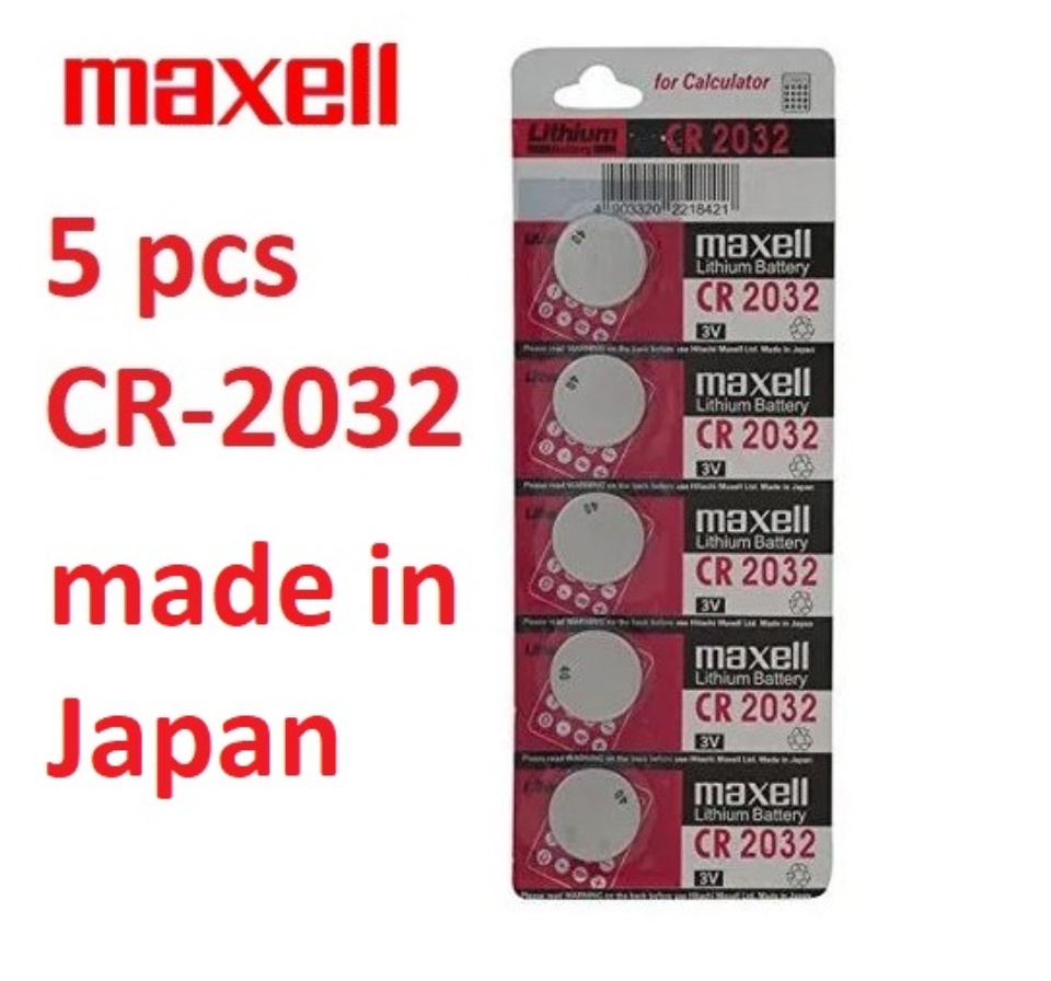 Maxell Cr2032 3v Lithium Battery 2032 Motherboard Battery Maxell