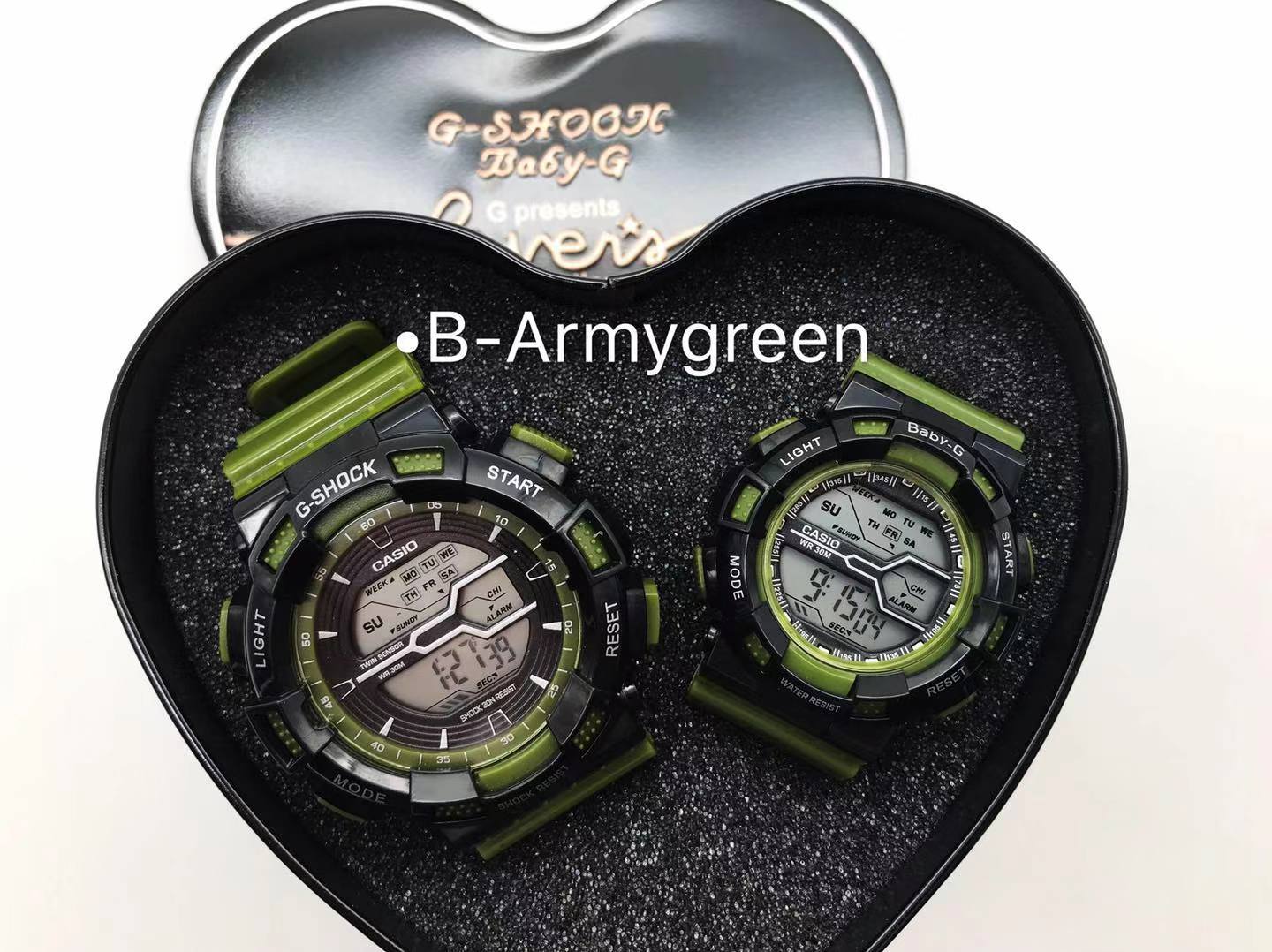 baby g army green
