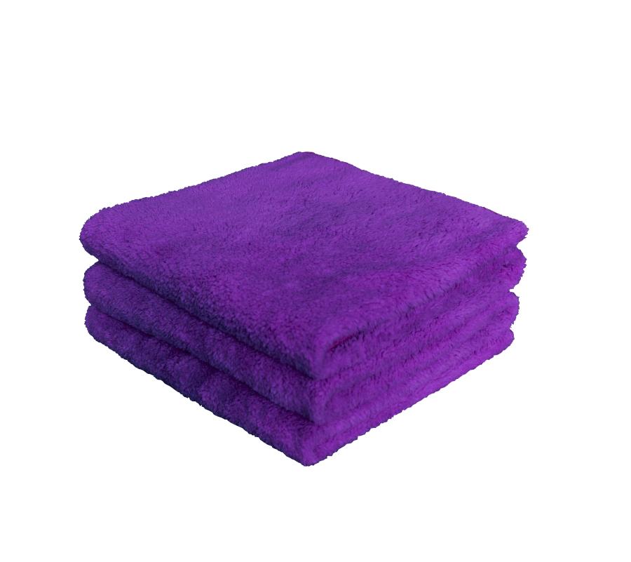 purple bath towels