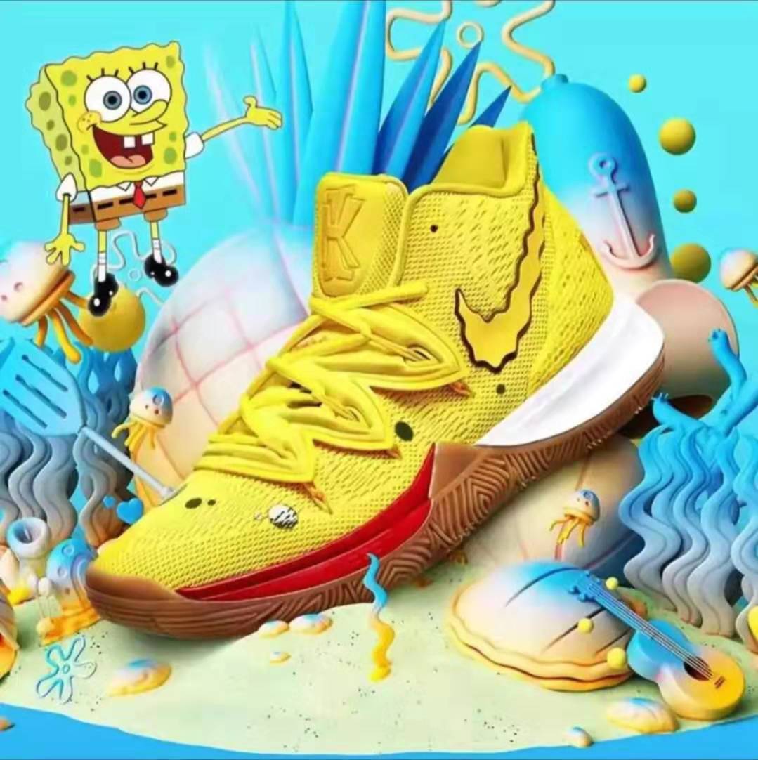 kyrie irving basketball shoes spongebob