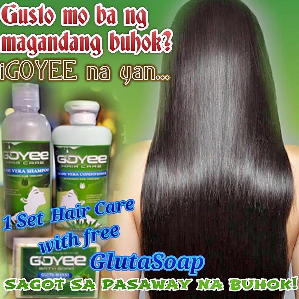 Goyee Hair Care Shampoo And Conditioner With Glutamansi Soap