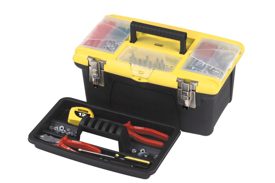 STANLEY Toolbox 12.5 Metal Latch Tool Box - 75-515