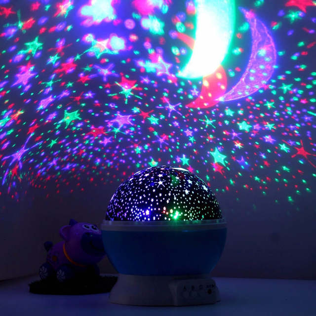 rotating projector lamp