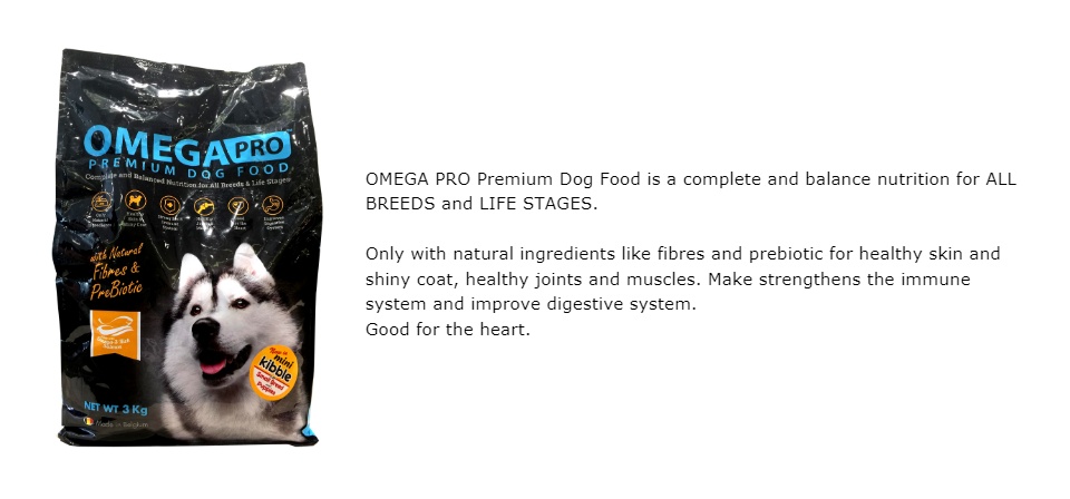 omega pro dog food