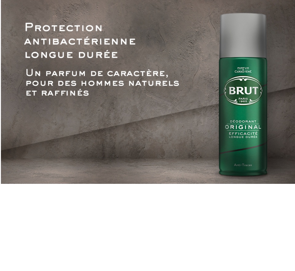 BRUT Paris 1965 Perfume de Caractere Deodorant Body Spray 200mL