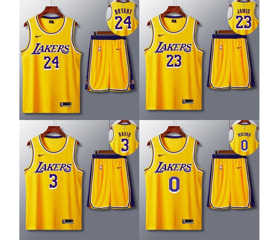 Kobe Bryant Yellow Lakers #8 Jersey — SportsWRLDD