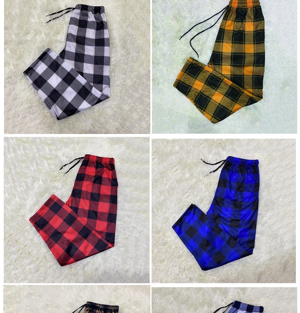 Cuadrille Pantalones Elephant Hombre Pantalón Pijama Cuadrille De Pilu