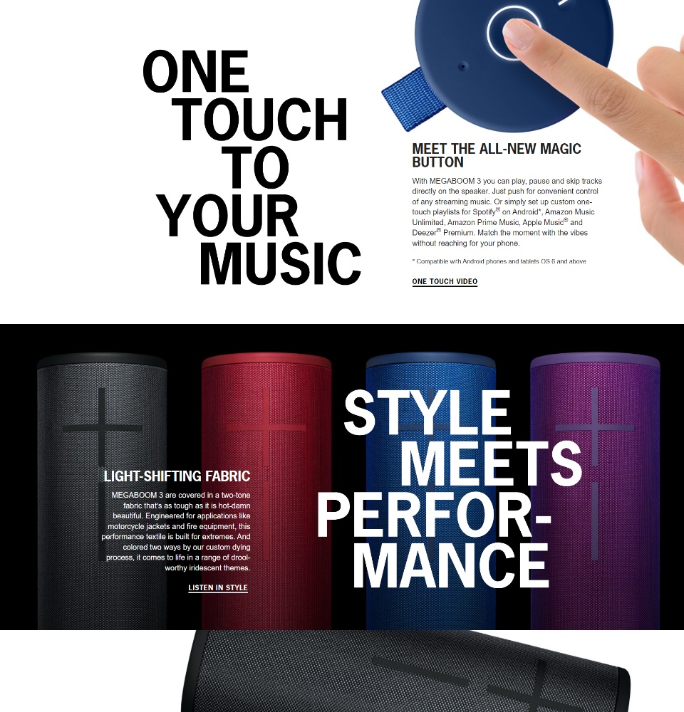 Portable Bluetooth Ue Megaboom Amazon Ultimate Ears Megaboom - Main Image