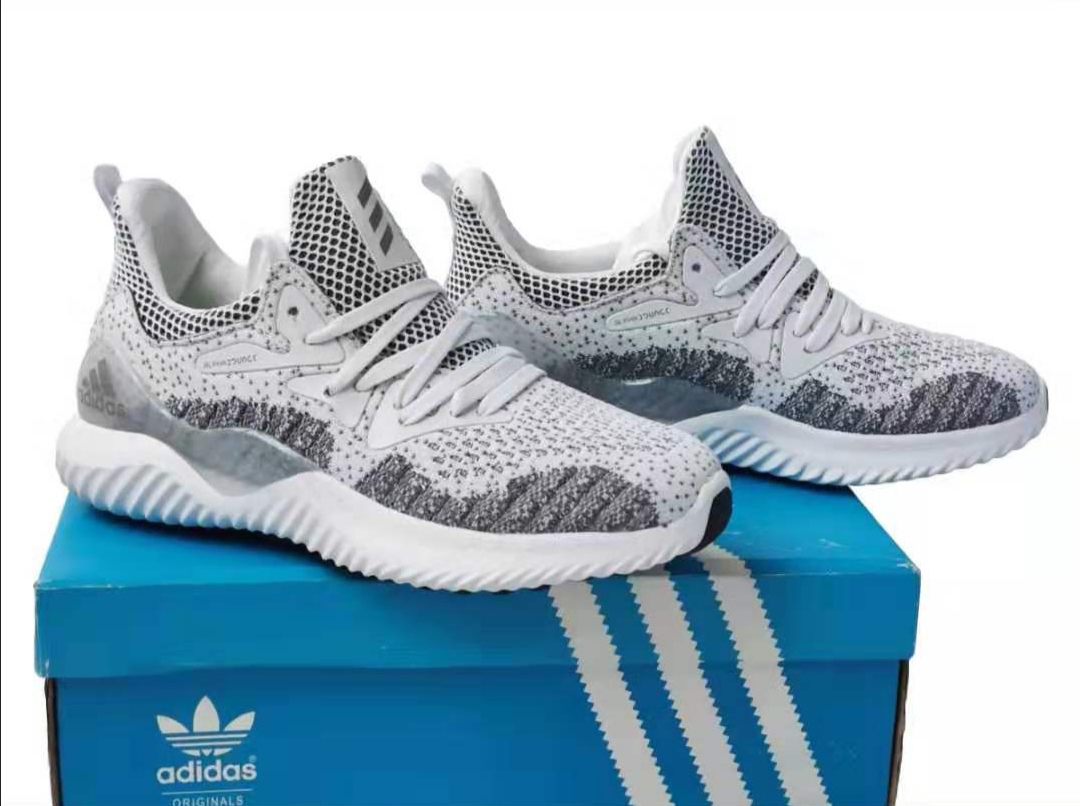 alphabounce white and grey