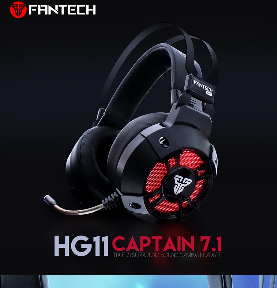 Surround Captain Headphone HG11 CAPTAIN GAMING HEADSET SPACE