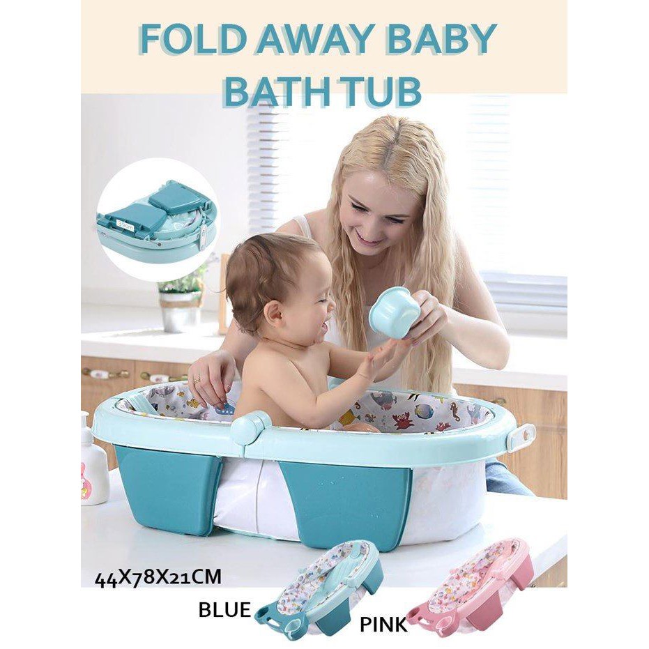 fold away baby bath tub