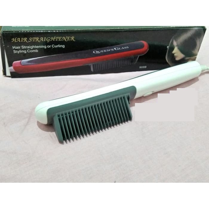 queen's glass fast hair straightener