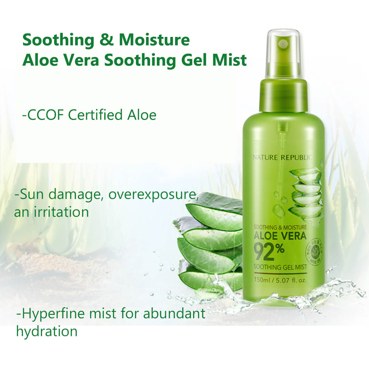 aloe vera soothing mist nature republic