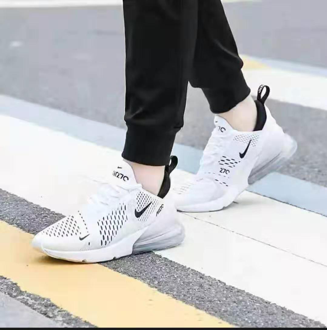 nike air max 270 white running shoes