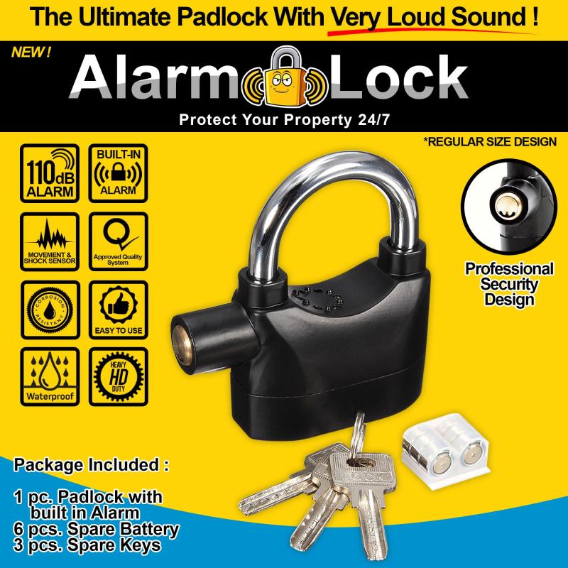 Alarm Lock Anti Theft Security System Padlock Lazada Ph