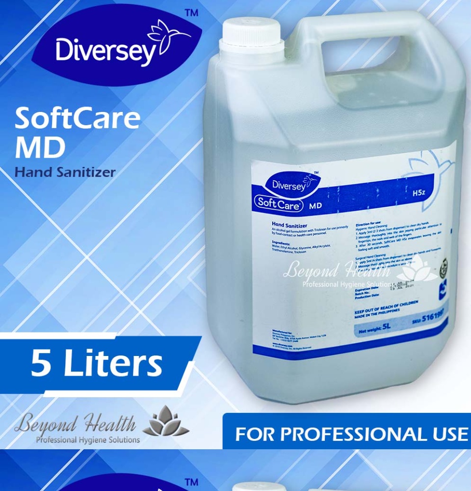 Diversey™ SOFTCARE®MD H5z(5L) Hand Sanitizer For Professional Use