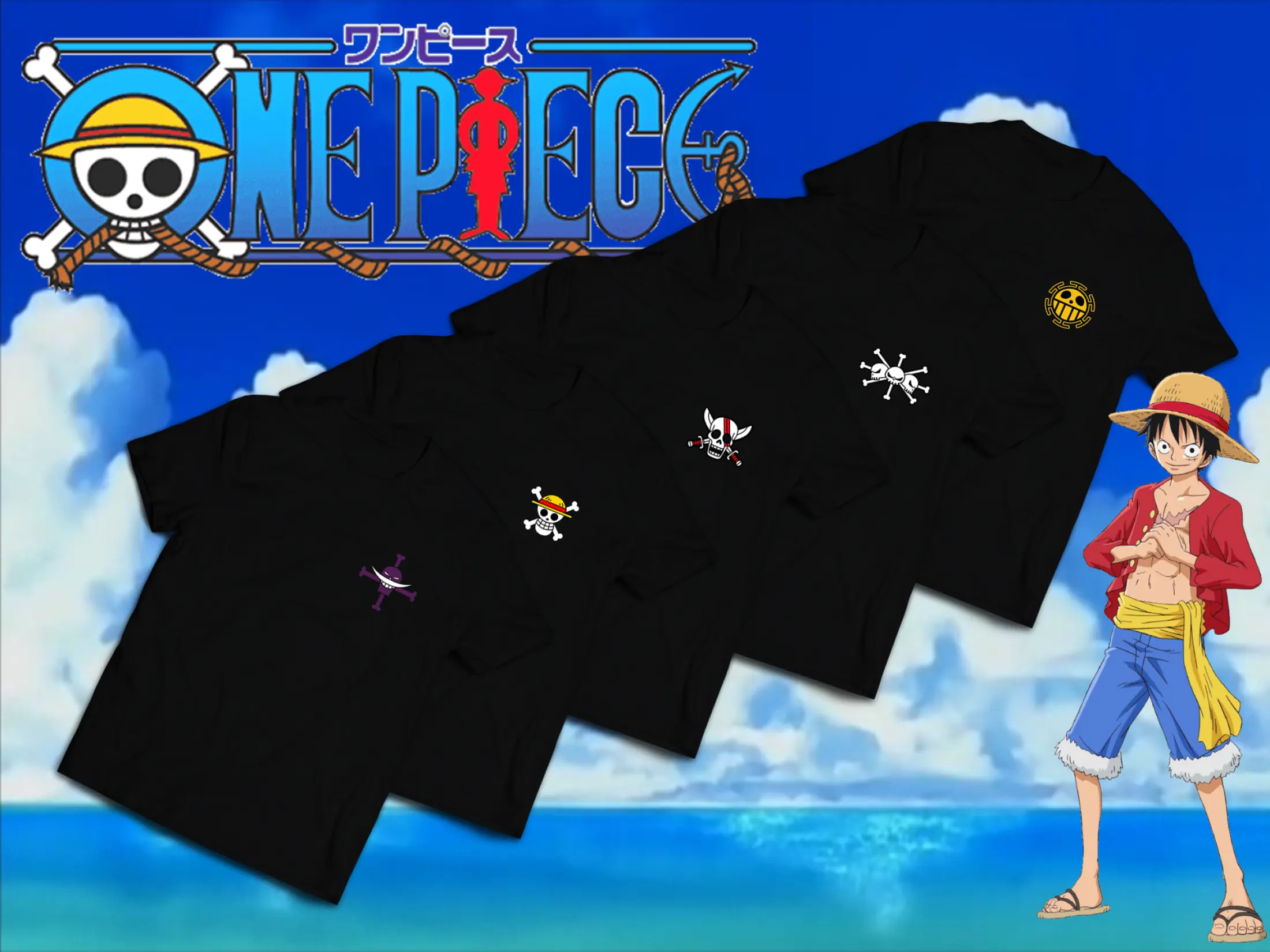 Dps Premium Cotton Shirt Anime Tee Shirt One Piece Strawhat Pirates Heart Pirates Red Hair Pirates Whitebeard Pirates Blackbeard Pirates Tee Shirt Lazada Ph - white beard one piece roblox