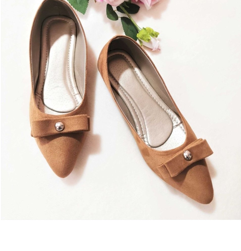 Safia Korean Trendy Flat Shoes Pointed 