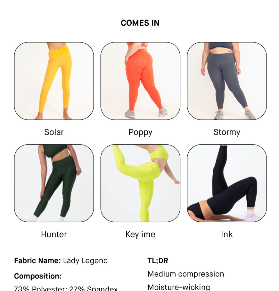 Recess Lady Legend Medium Compression Legging – Stormy