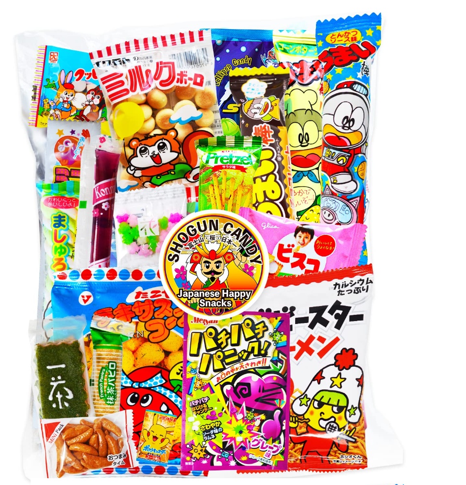 Assorted Japanese Junk Food Snacks Dagashi 30pcs