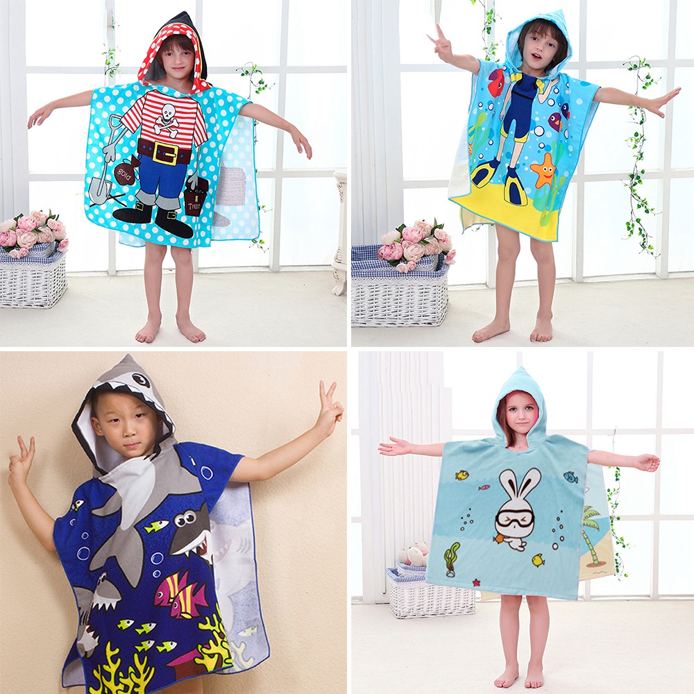 childrens hooded beach towels