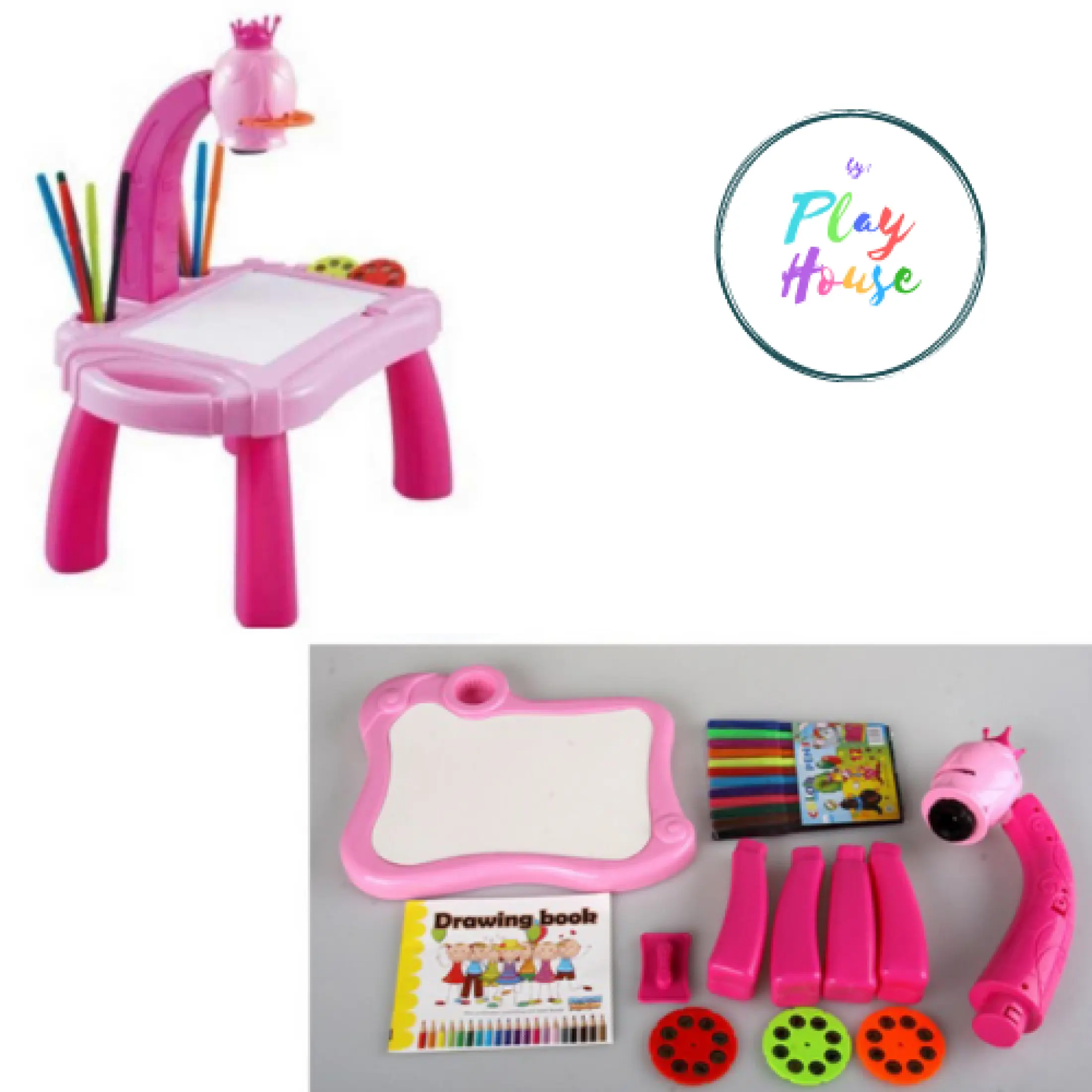 Peppa Pig Study Table Drawing Table Trace And Draw Projector Toy Kids Drawing Projector Table Child Learning Desk With Smart Projector With Light Music Lazada Ph