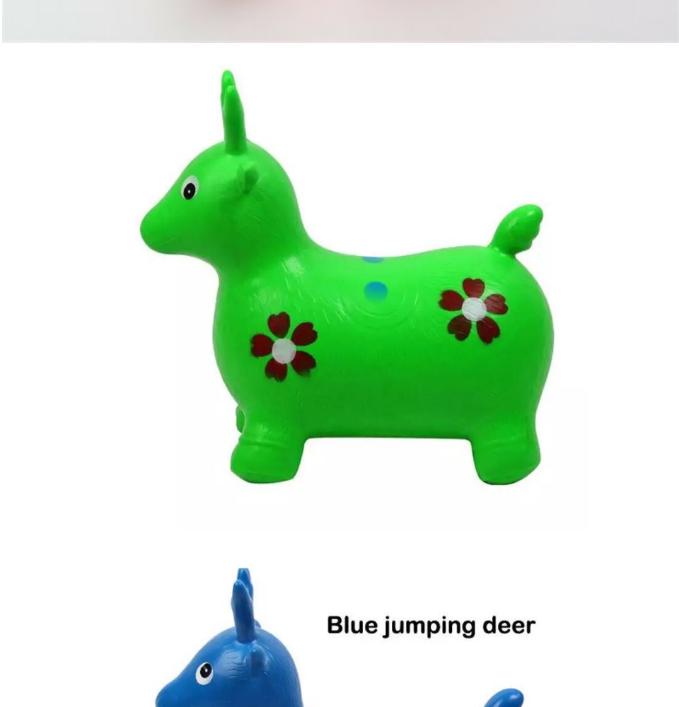 Small size Animal Hopper Inflatable Jumping Animals Space Hopper