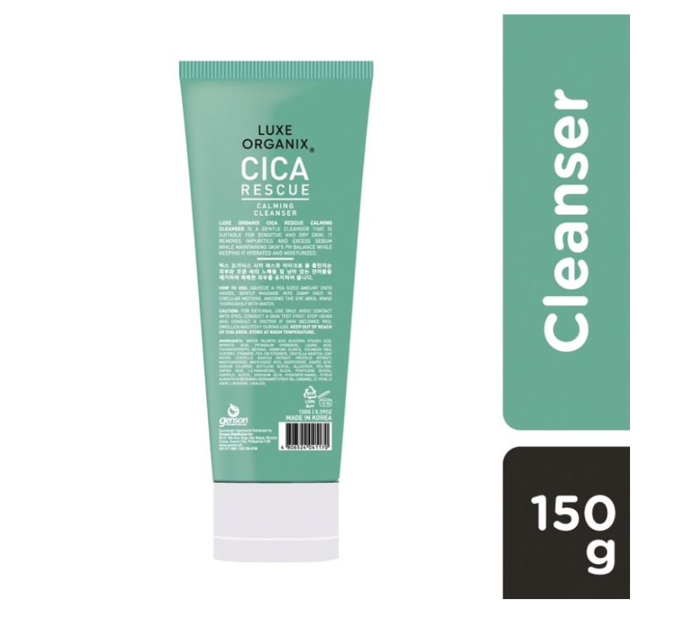 luxe organix cleanser