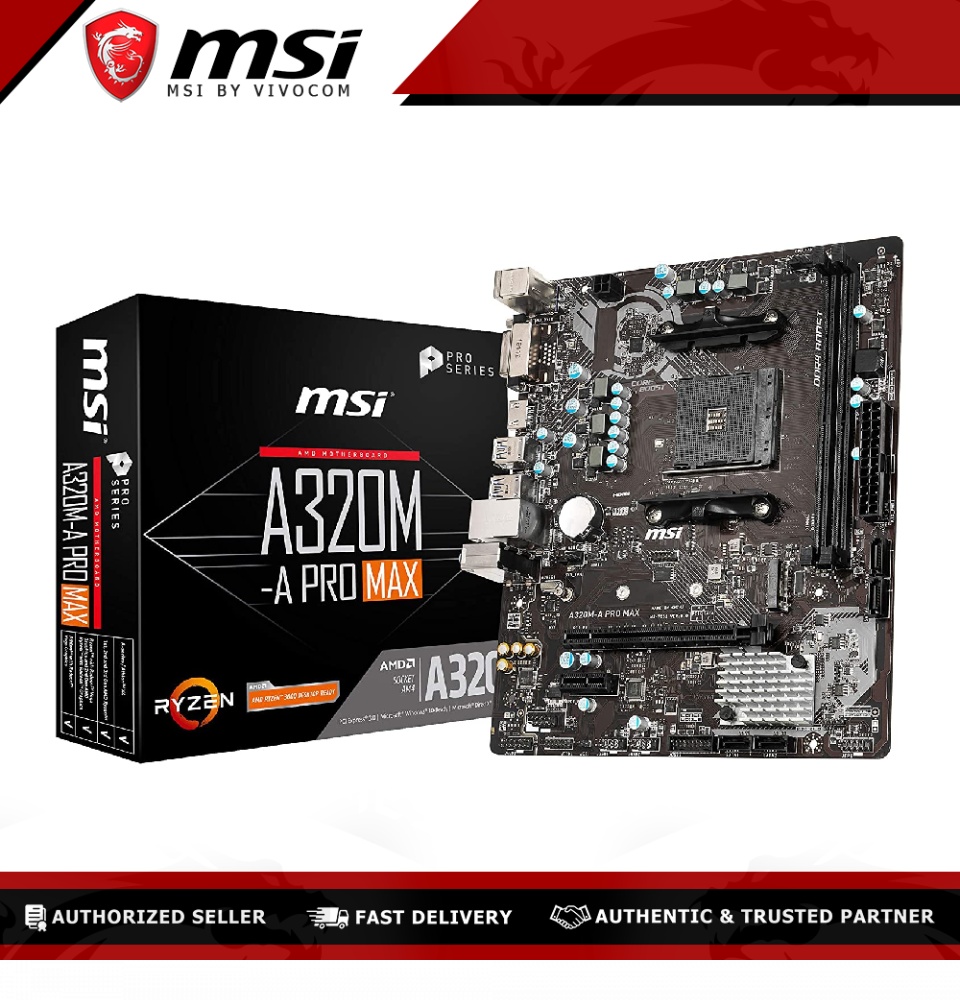 Amd Ryzen Amd A320 Pro Max Msi A320 Max Pro A320m Apro Max MSI A320M-A
