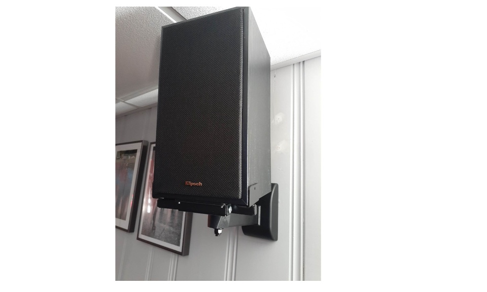 Helios AS-SPKR-26 Side Clamping Bookshelf Speaker Wall Mounts