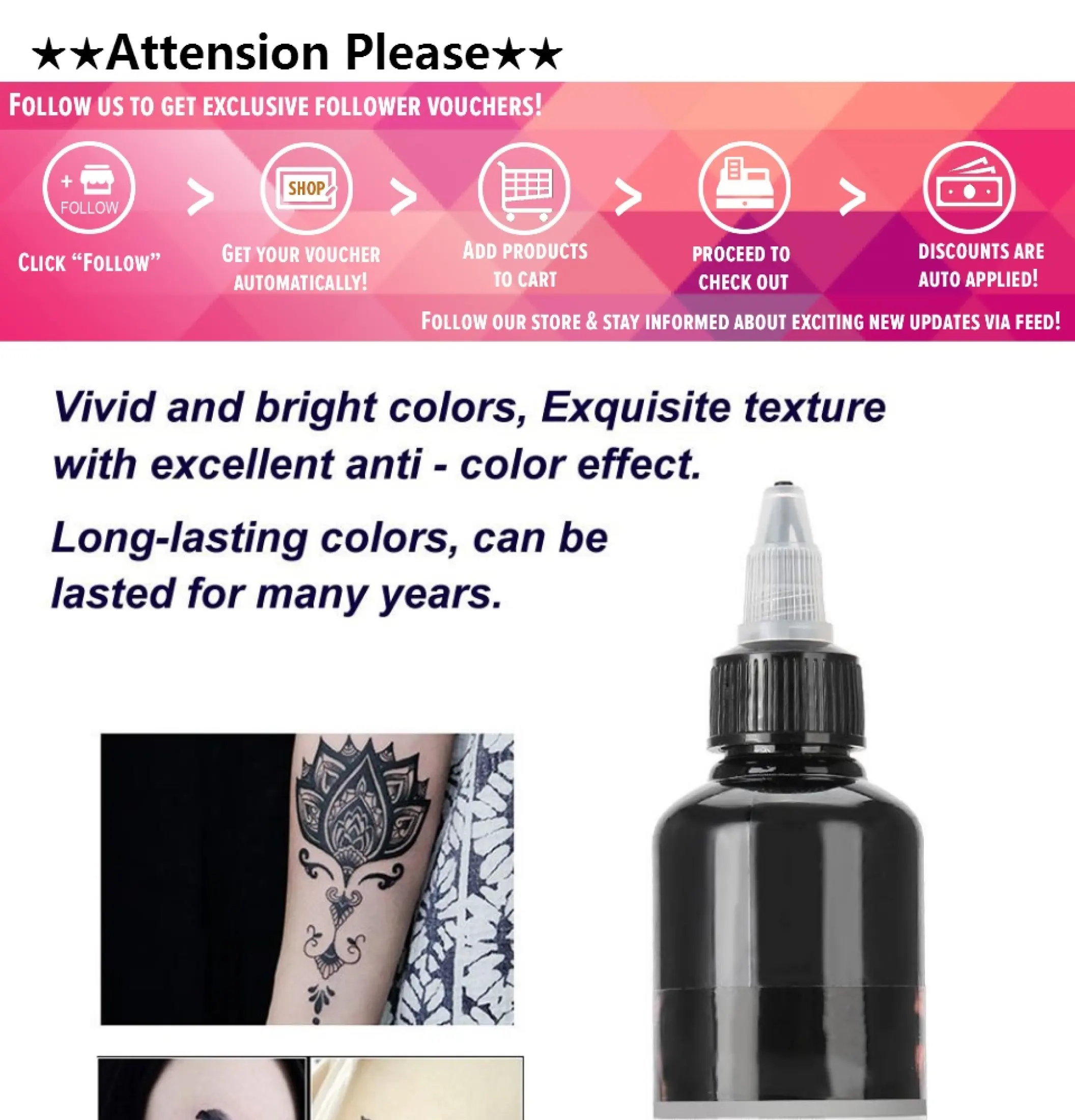 Free Gift 100ml Tattoo Ink Black Natural Plant Tattoo Ink Semi Permanent Tattoo Ink Original Dynamic Tattoo Ink Intenze Body Paint Pigment Microblading Eyebrow Tattoo Ink Lazada Ph