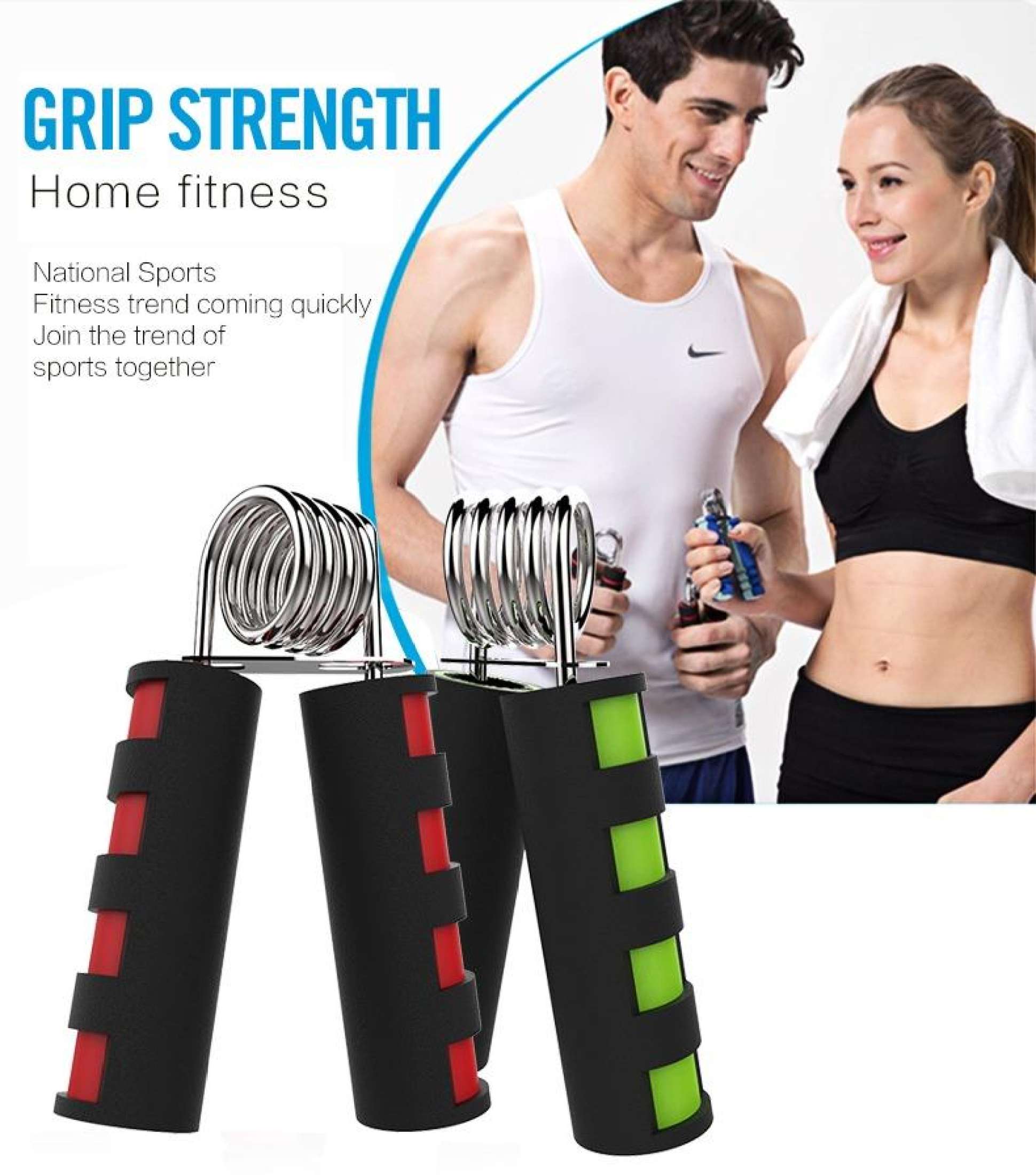 Sporting Goods Hand Gyroscopes & Grippers 2x Hand Gripper Training