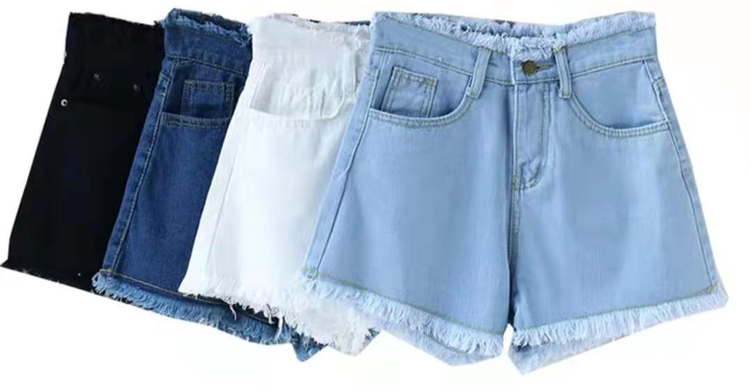 Korean High waist denim shorts #maong 