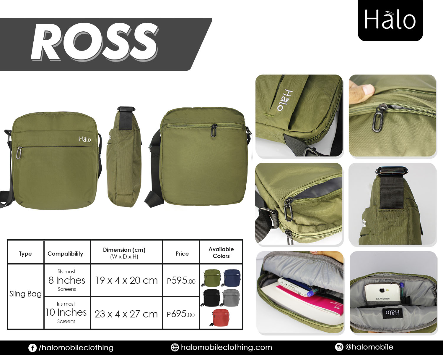 ross luggage bags