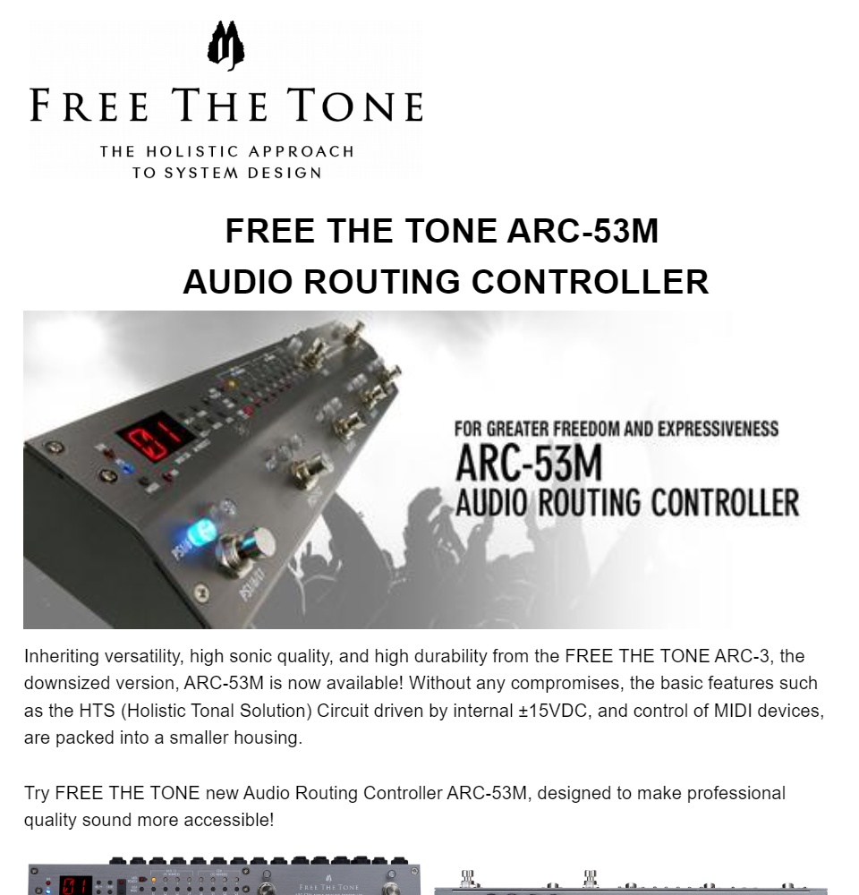 Free The Tone ARC-53M Audio Routing Controller | Lazada PH
