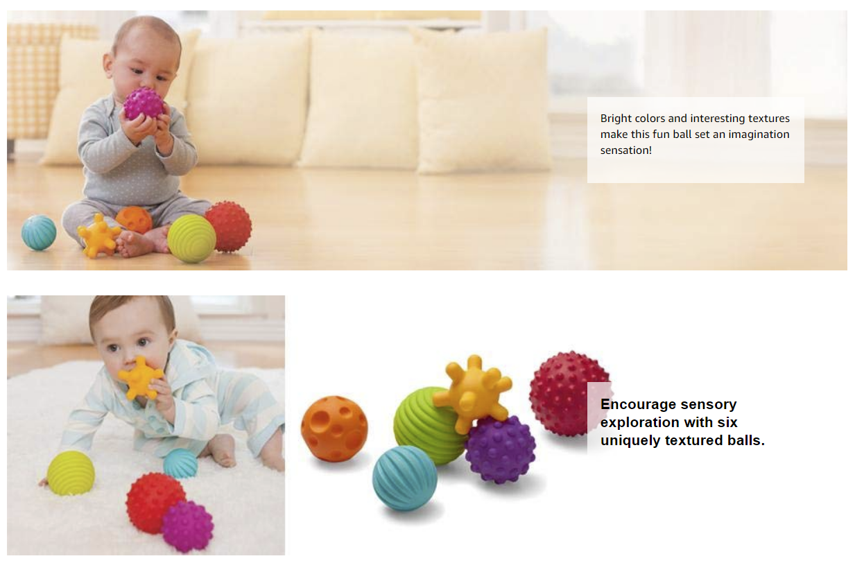 textured balls for babies