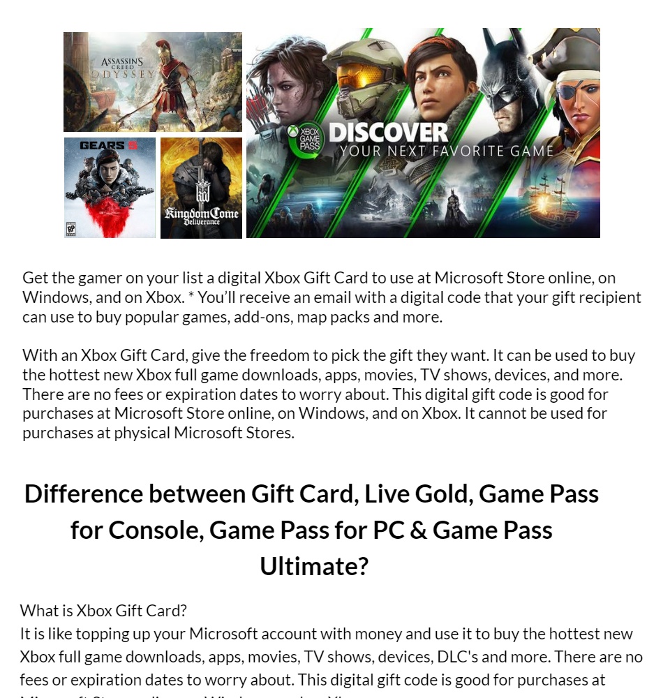 $5 digital xbox gift card