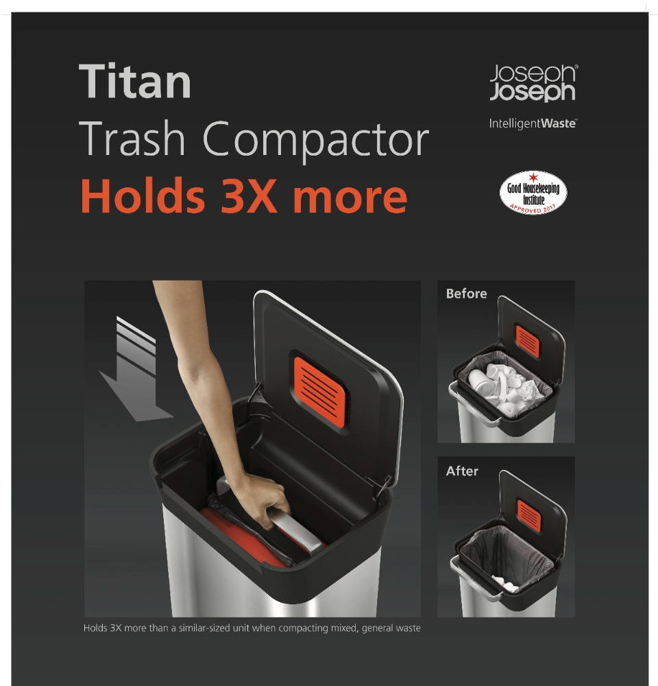 Joseph Joseph Titan Trash Compactor 