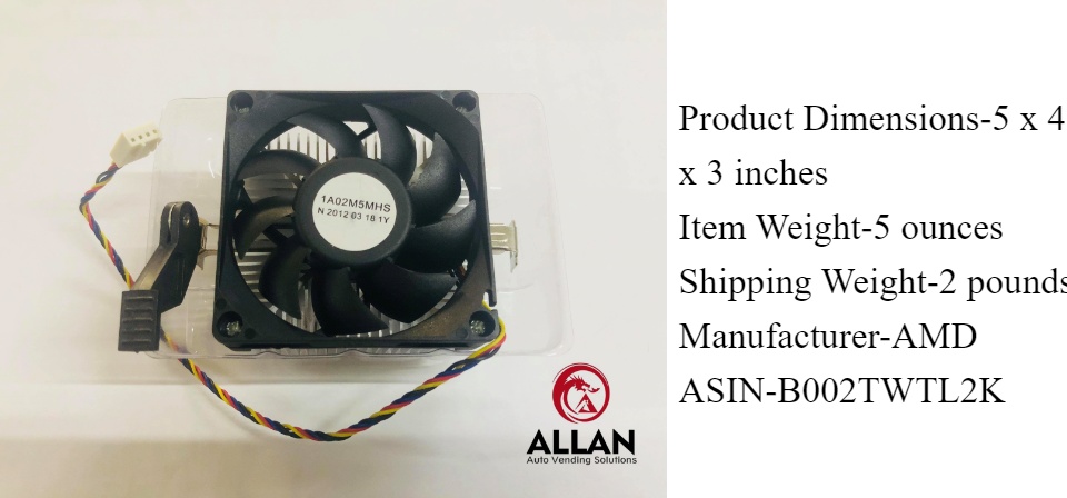 2pcs Amd Heatsink Fan Aluminum AMD Stock Cooler With 60mm Fan