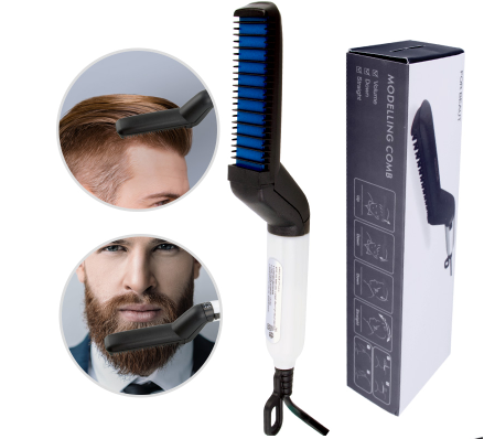 mens straightening hair brush