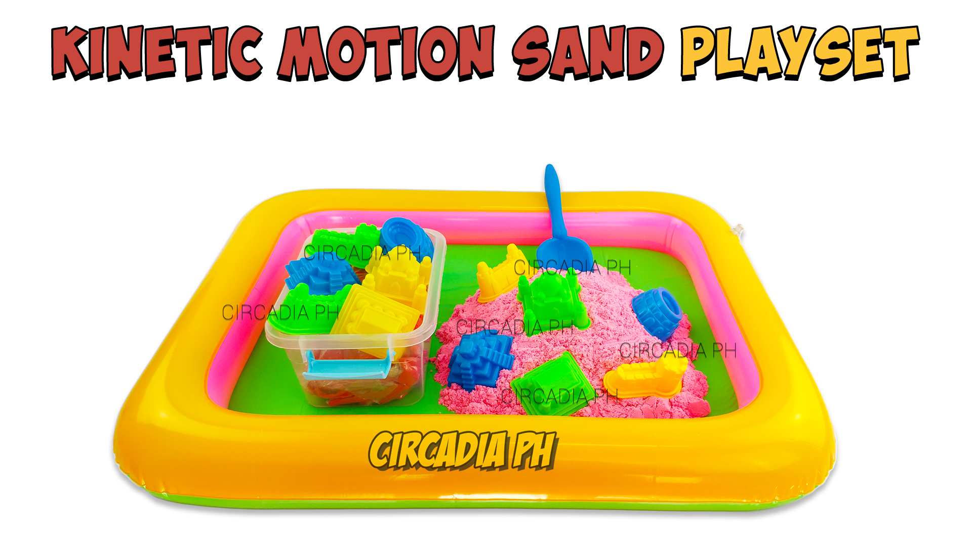 kinetic sand in motion