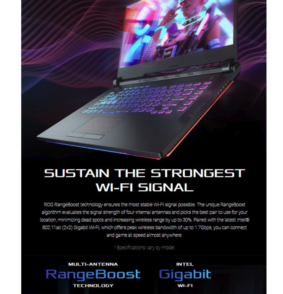 ASUS ROG STRIX G (G531GT-HN592T) Intel i5 9th Gen GTX 1650 4gb
