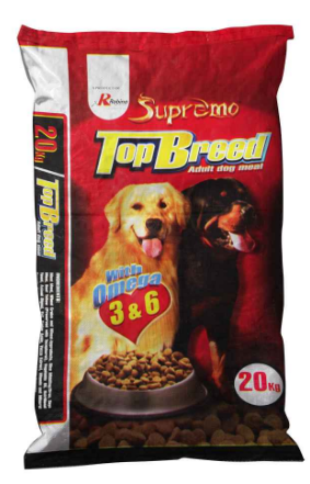 Top Breed Dog Food Adult 20 KG Sack 