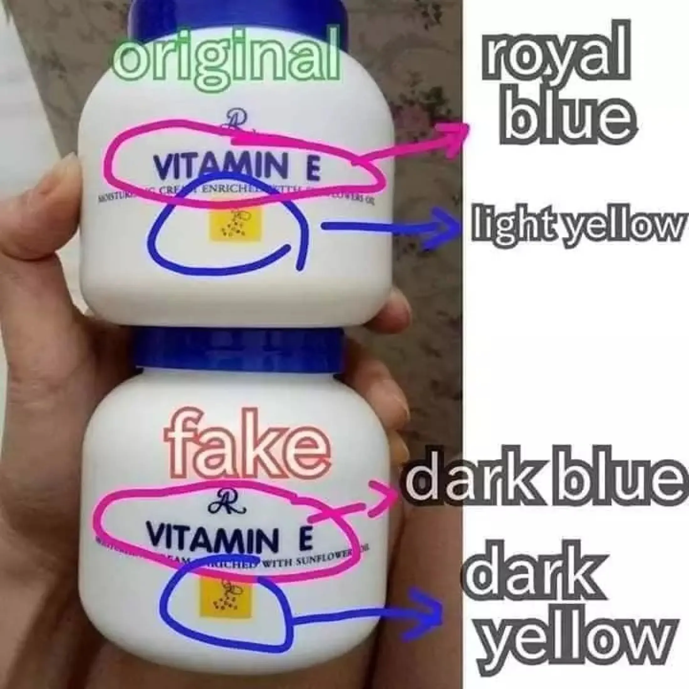 fake vitamin e cream
