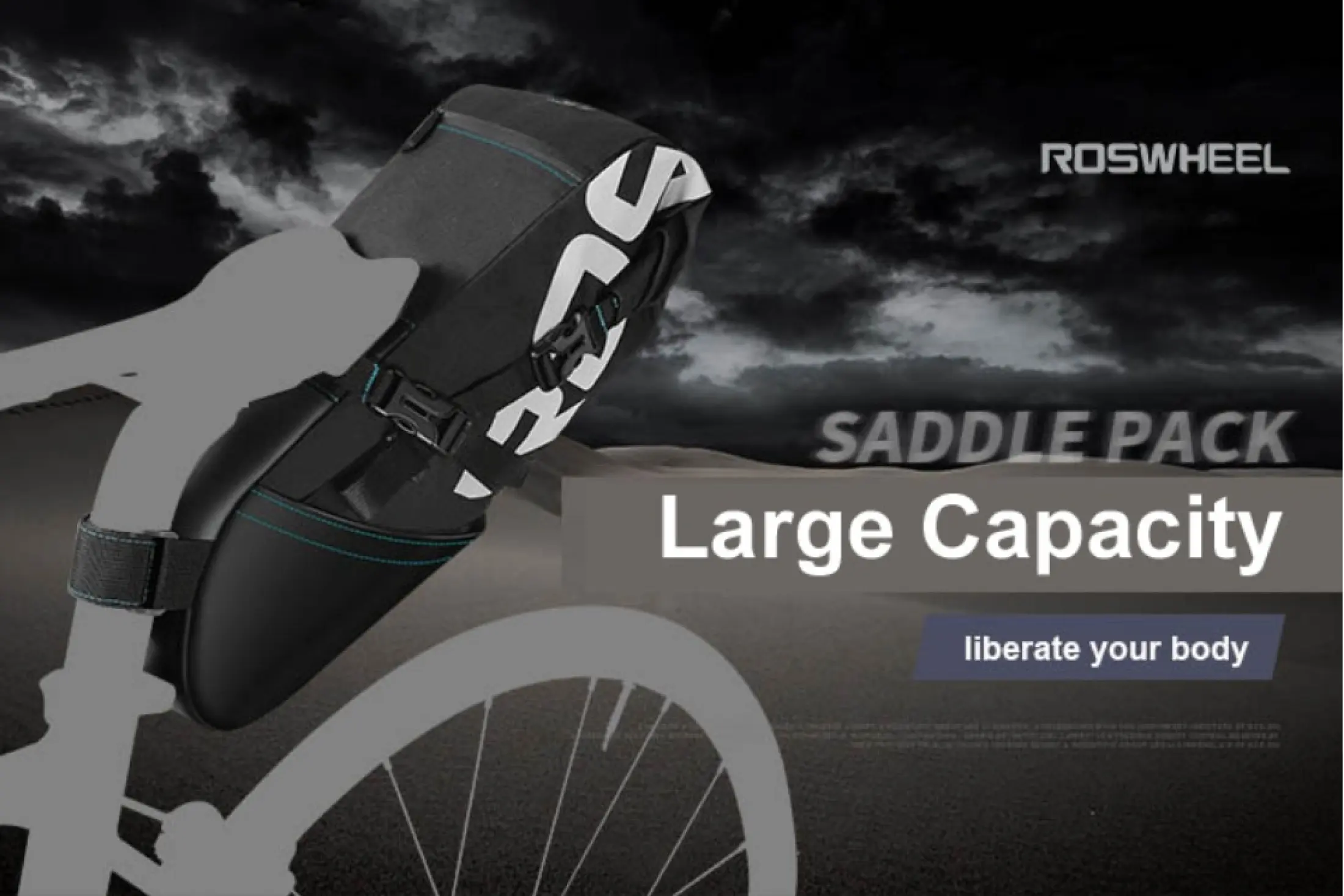 roswheel saddle bag 10l
