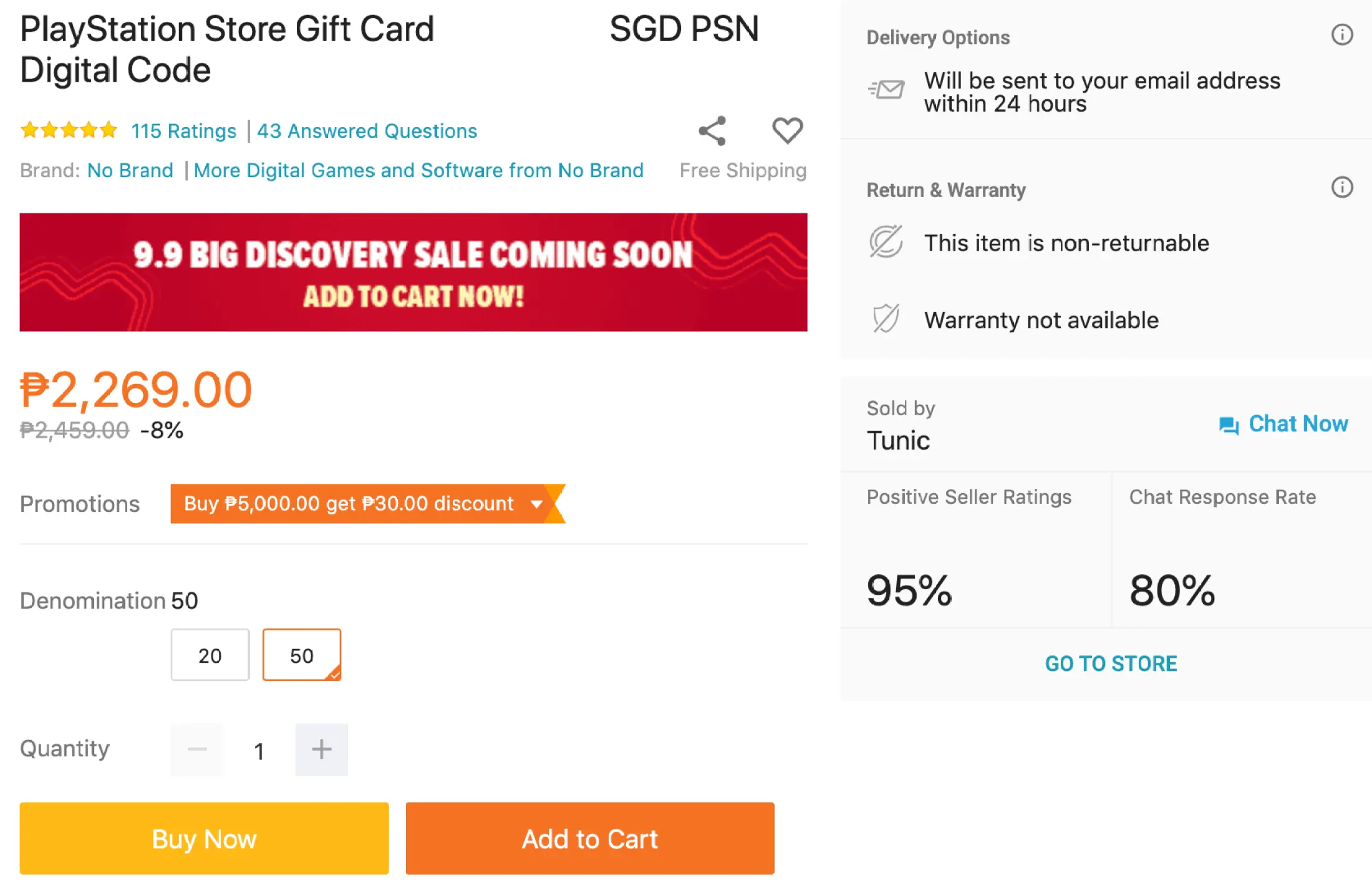 Playstation Store Gift Card Singapore Sgd Psn Digital Code Lazada Ph
