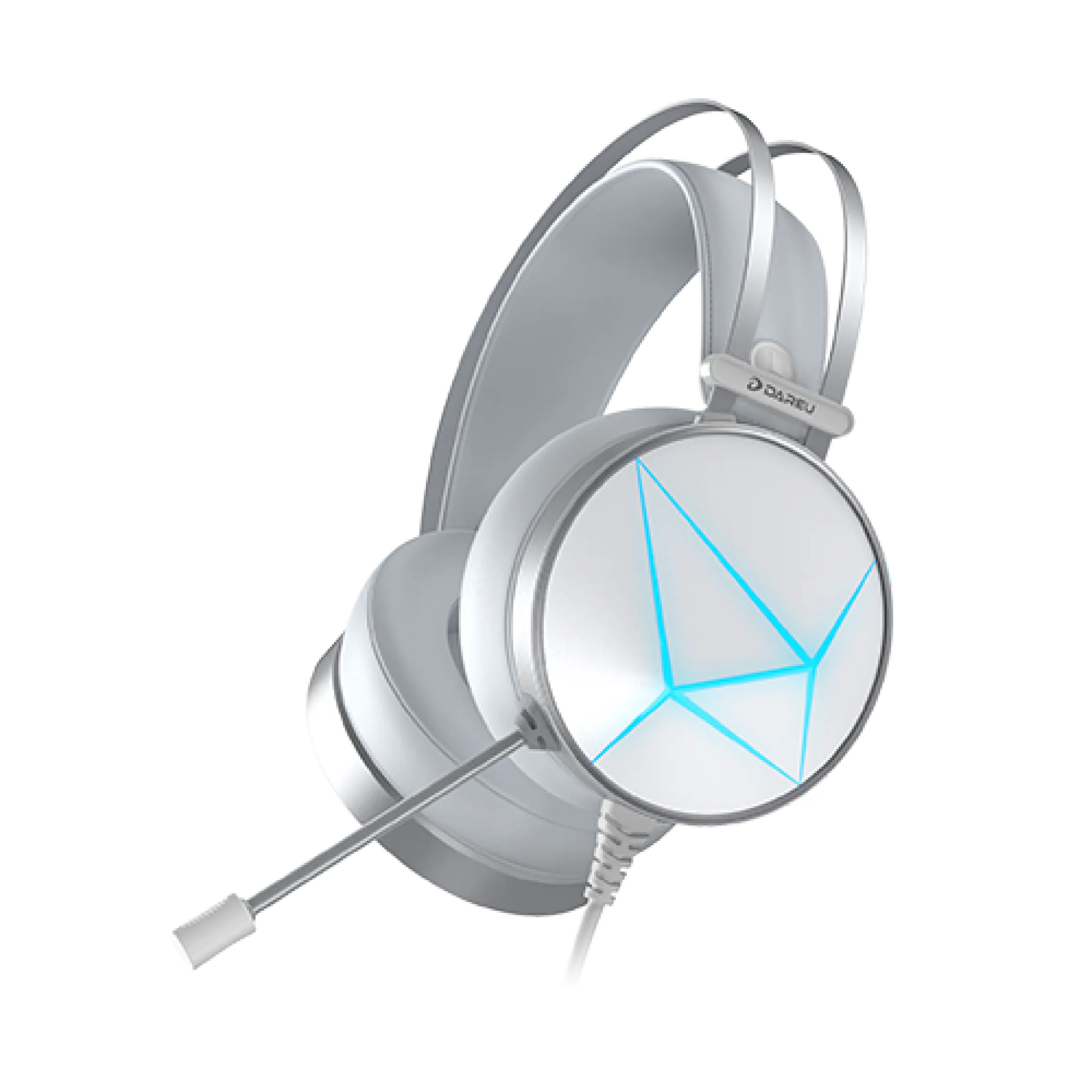 Dareu Eh722x White Silver Gaming Headset With Noise Cancelling Enc Ideal For Gaming Working And Learning Online Lazada Ph