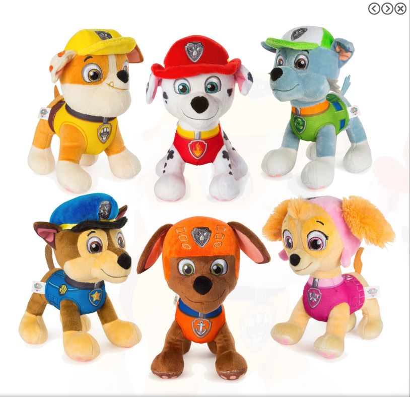 paw patrol stuffed toys